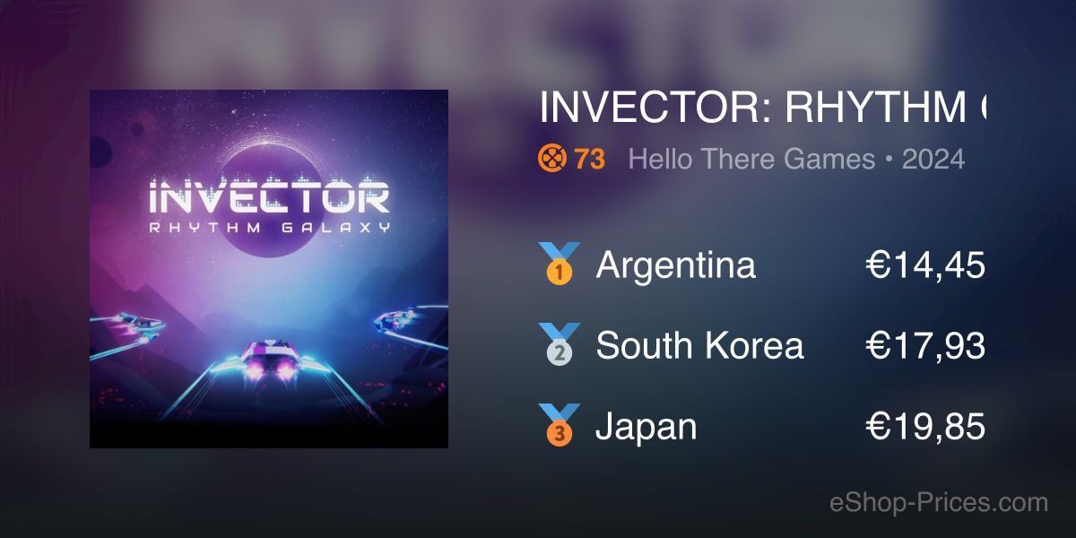 INVECTOR: RHYTHM GALAXY | Cheapest eShop Price