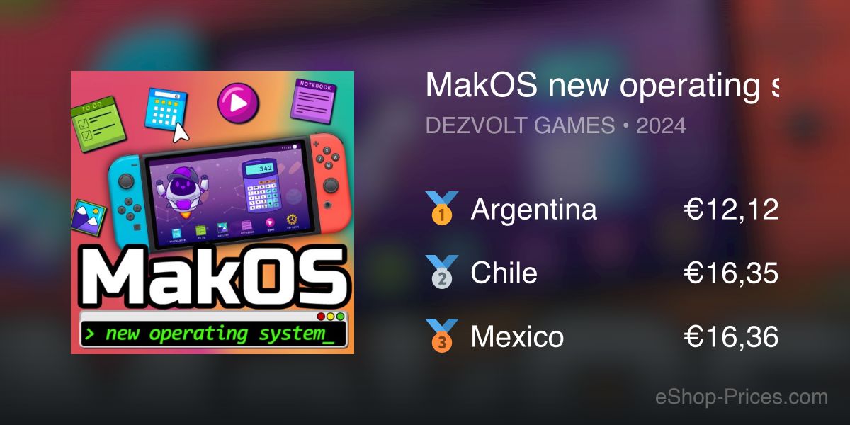 MakOS new operating system | Cheapest eShop Price – Mexican Peso