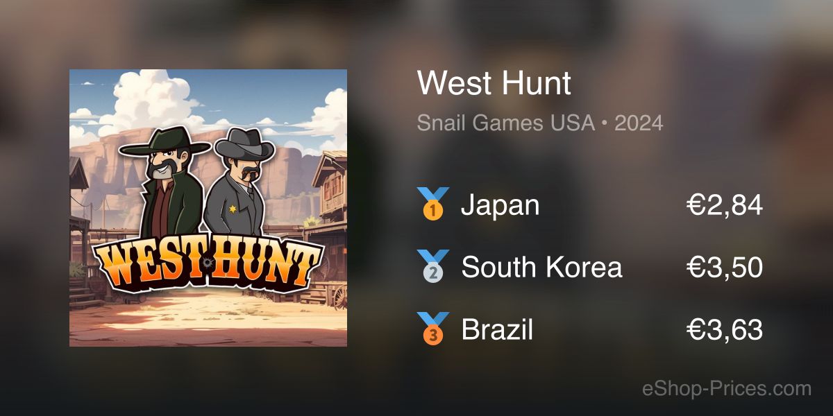 West Hunt | Cheapest eShop Price