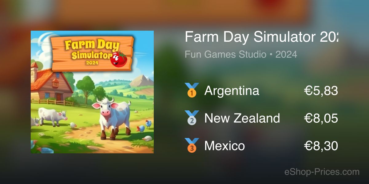 Farm Day Simulator 2024 | Cheapest eShop Price