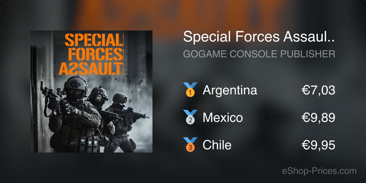 Special Forces Assault: Tactical Hostage Rainbow | Cheapest eShop Price