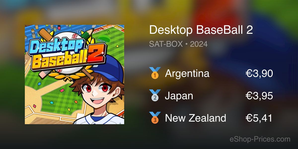 Desktop BaseBall 2 | Cheapest eShop Price