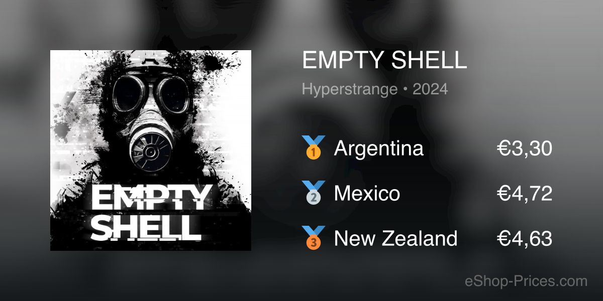 EMPTY SHELL | Cheapest eShop Price