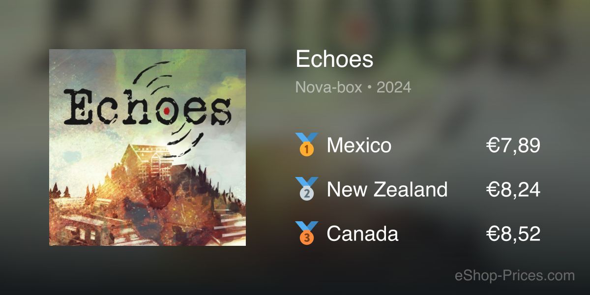 Echoes | Cheapest eShop Price