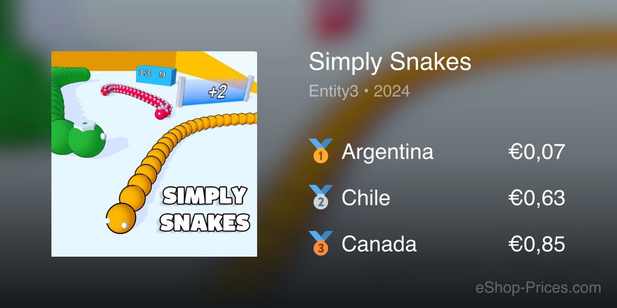Simply Snakes | Cheapest eShop Price