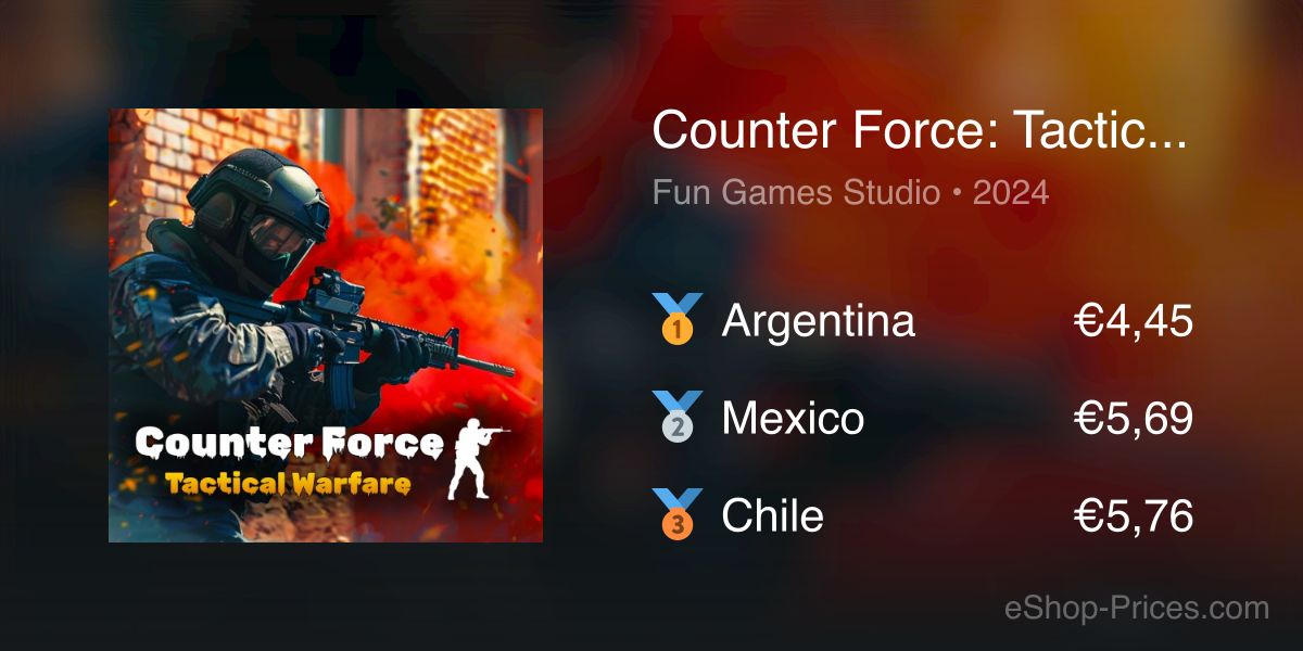 Counter Force: Tactical Warfare | Cheapest eShop Price
