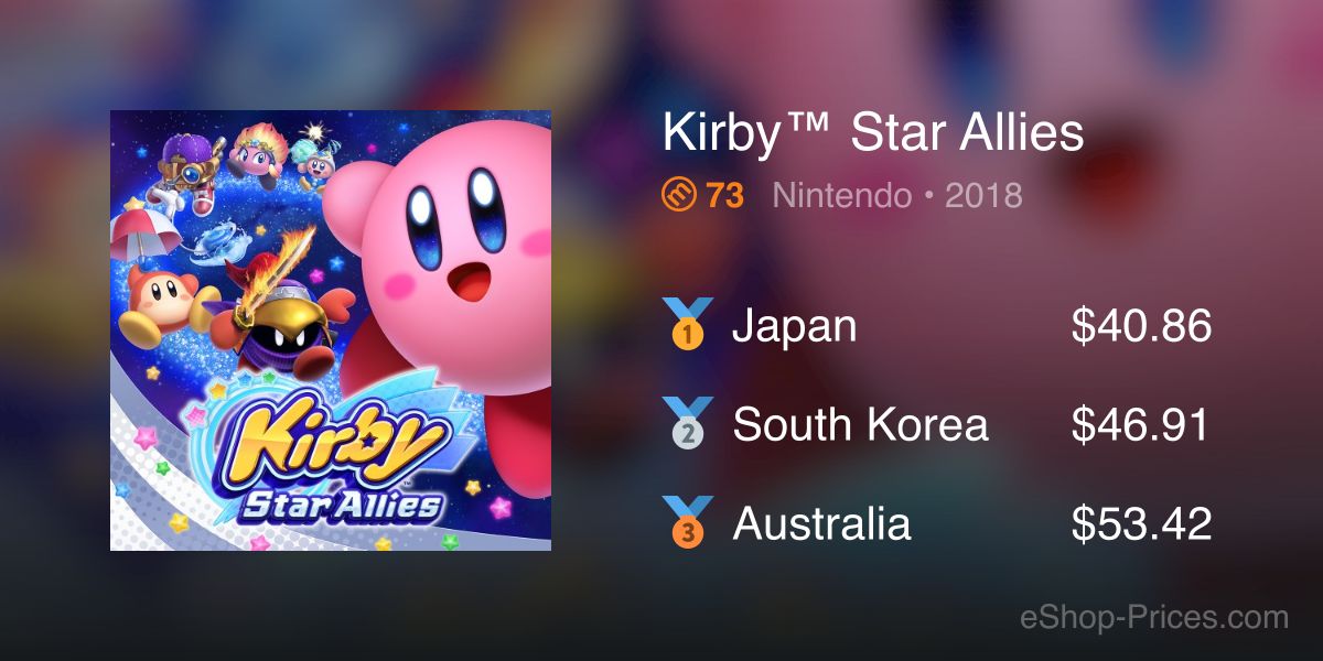 Kirby™ Star Allies on Nintendo Switch – United States Dollar