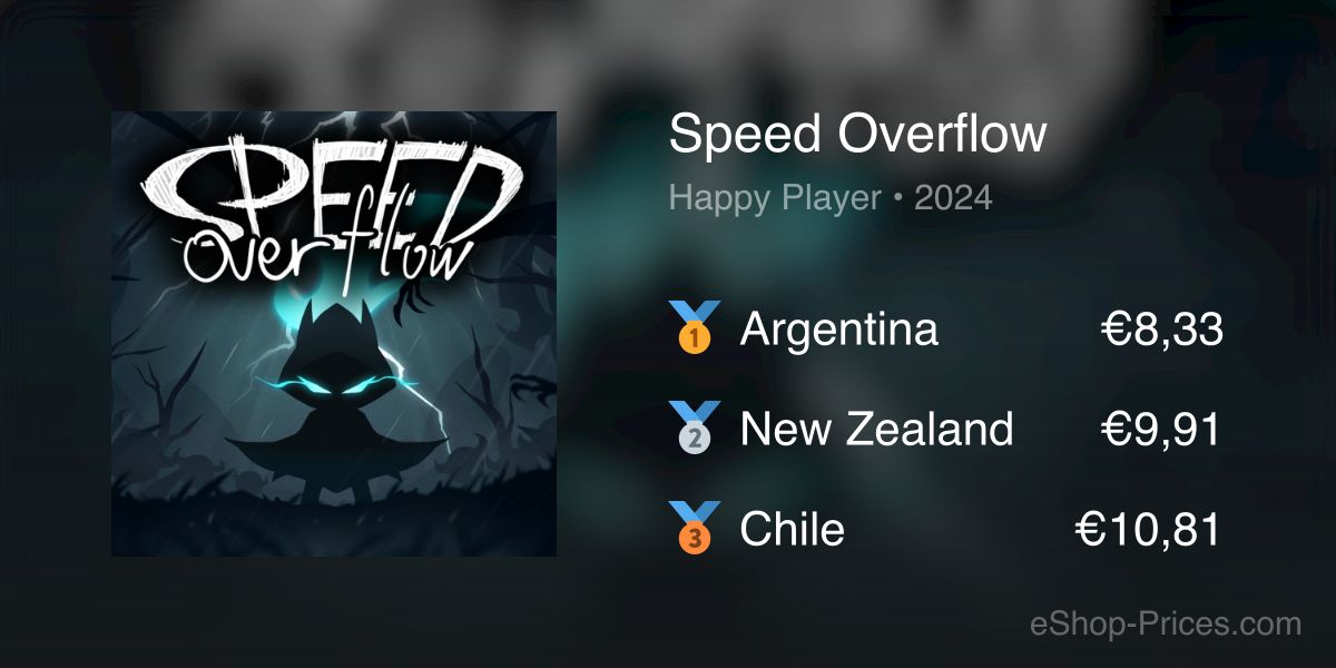 Speed Overflow | Cheapest eShop Price