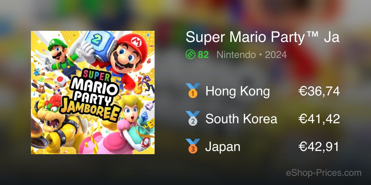 Mario party eshop price discount