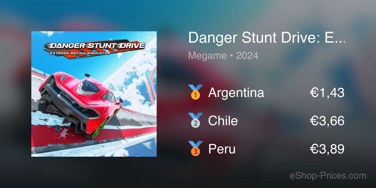 Danger Stunt Drive: Extreme Racing Simulator | Cheapest eShop Price