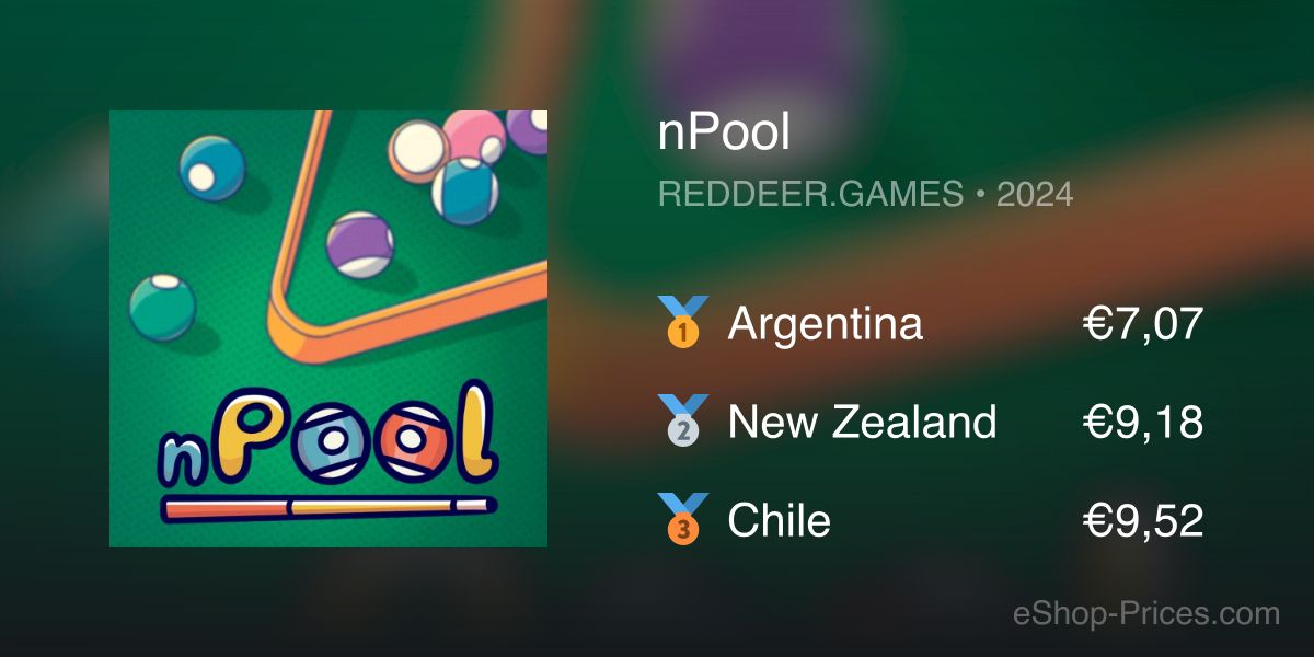 Npool nPool | Cheapest eShop Price