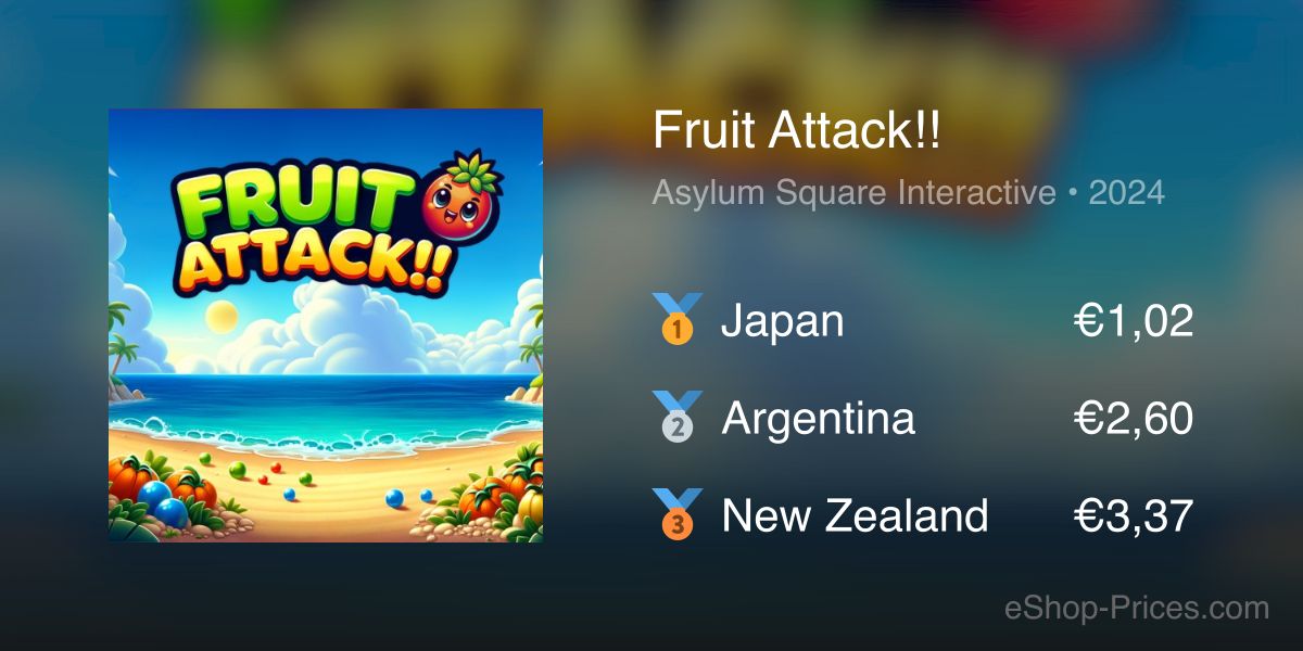 Fruit Attack!! | Cheapest eShop Price