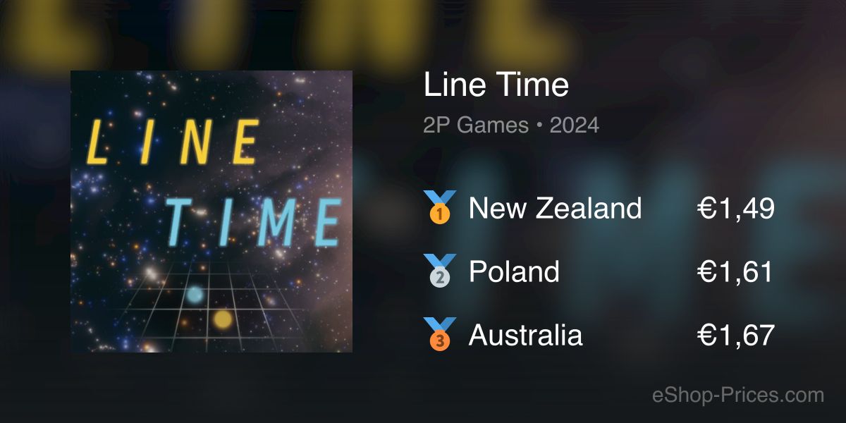 Live Line Time Line Time | Cheapest eShop Price