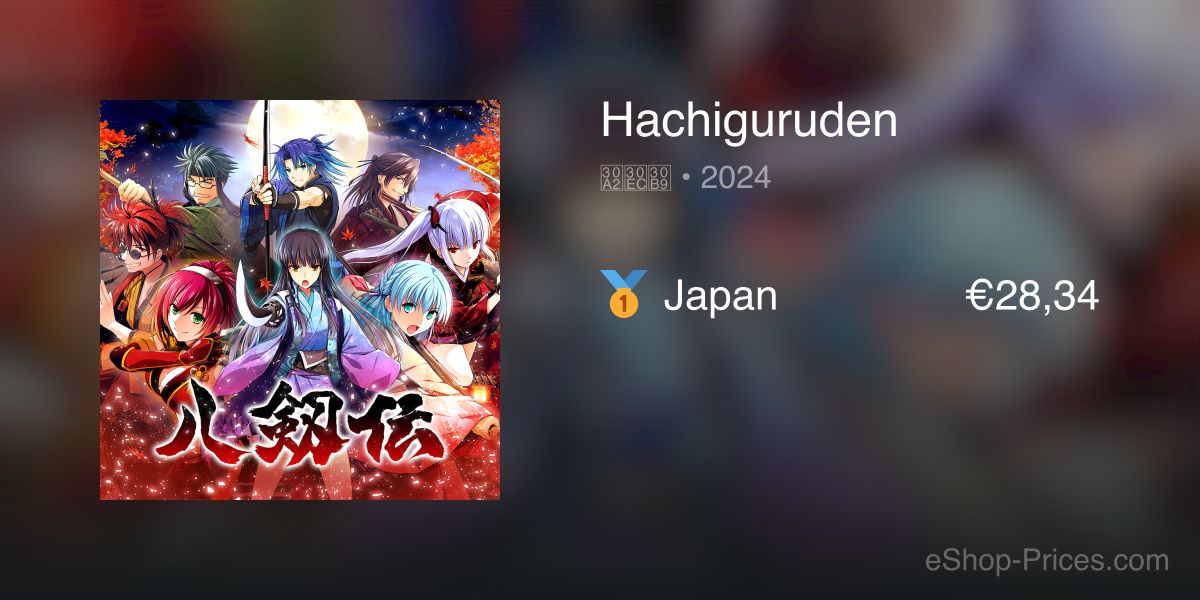 Hachiguruden | Cheapest eShop Price