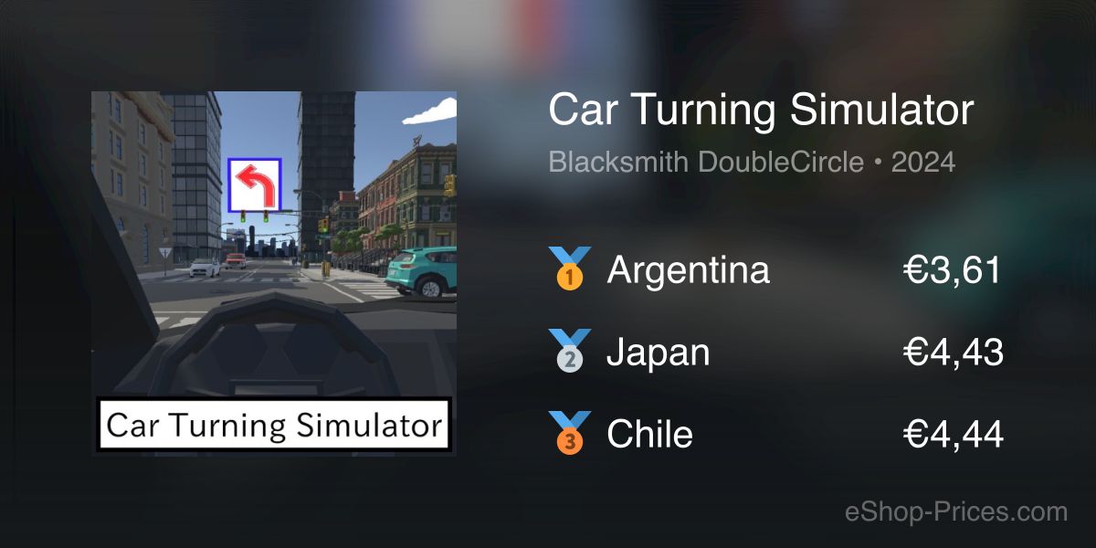 Car Turning Simulator | Cheapest eShop Price