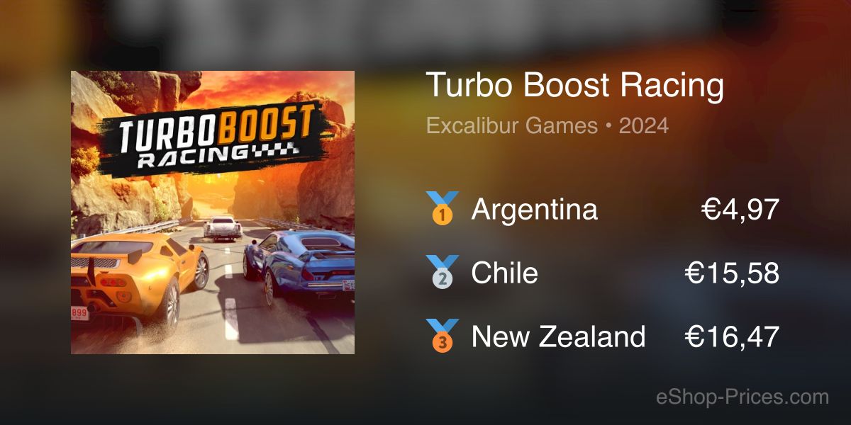 Turbo Boost Racing | Cheapest eShop Price