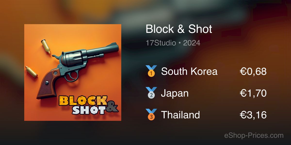 Tony Blockshot Block & Shot | Cheapest eShop Price