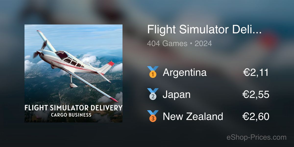 Flight Simulator Delivery: Cargo Business | Cheapest eShop Price