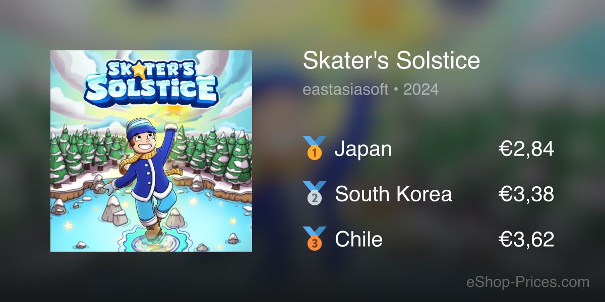 Solstice Event Slope Rider Skater's Solstice | Cheapest eShop Price