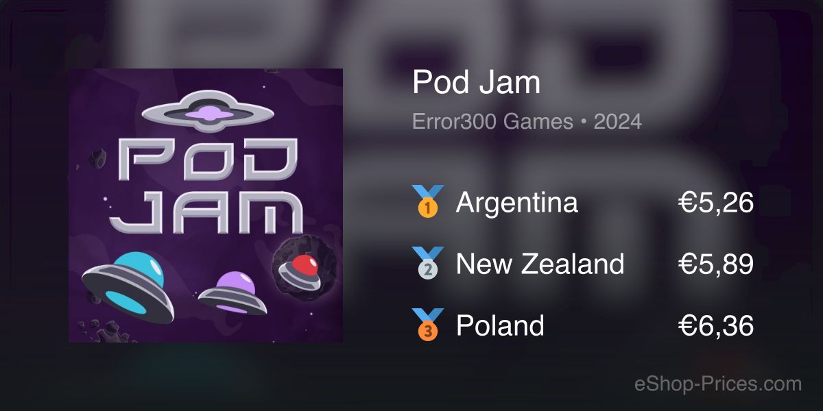 Pod Jam | Cheapest eShop Price