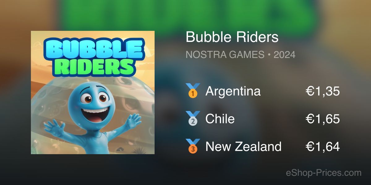 Bubble Riders | Cheapest eShop Price
