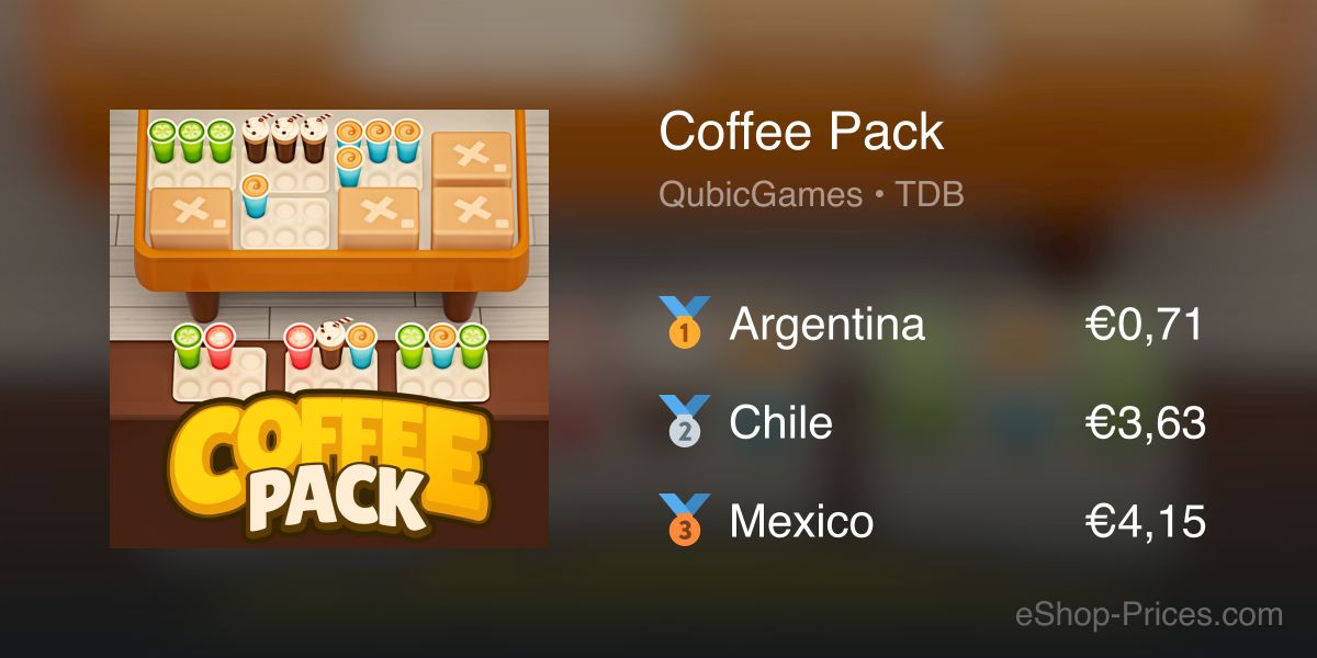 Pack Cheaps Coffee Pack | Cheapest eShop Price