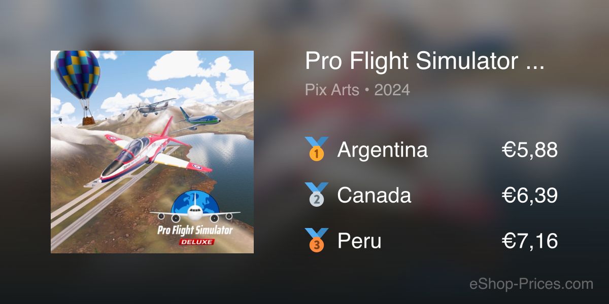 Pro Flight Simulator Deluxe | Cheapest eShop Price