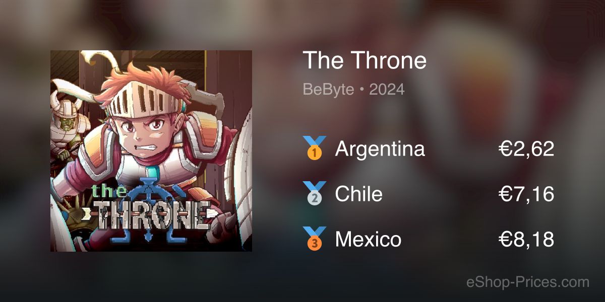The Throne | Cheapest eShop Price