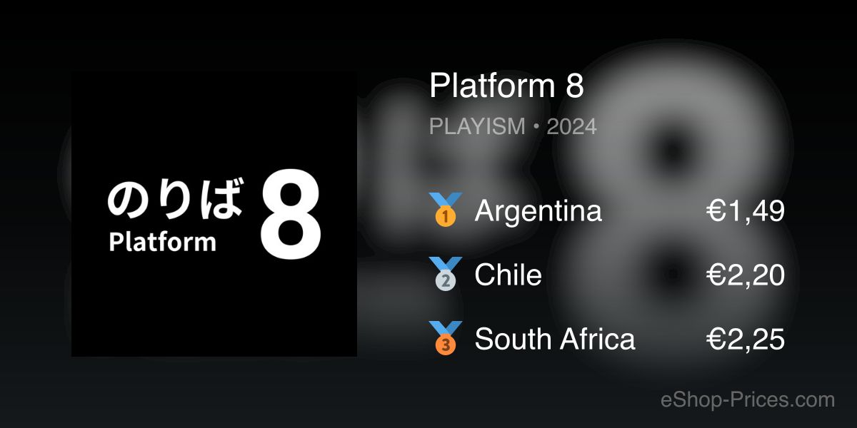 Platform 8 | Cheapest eShop Price