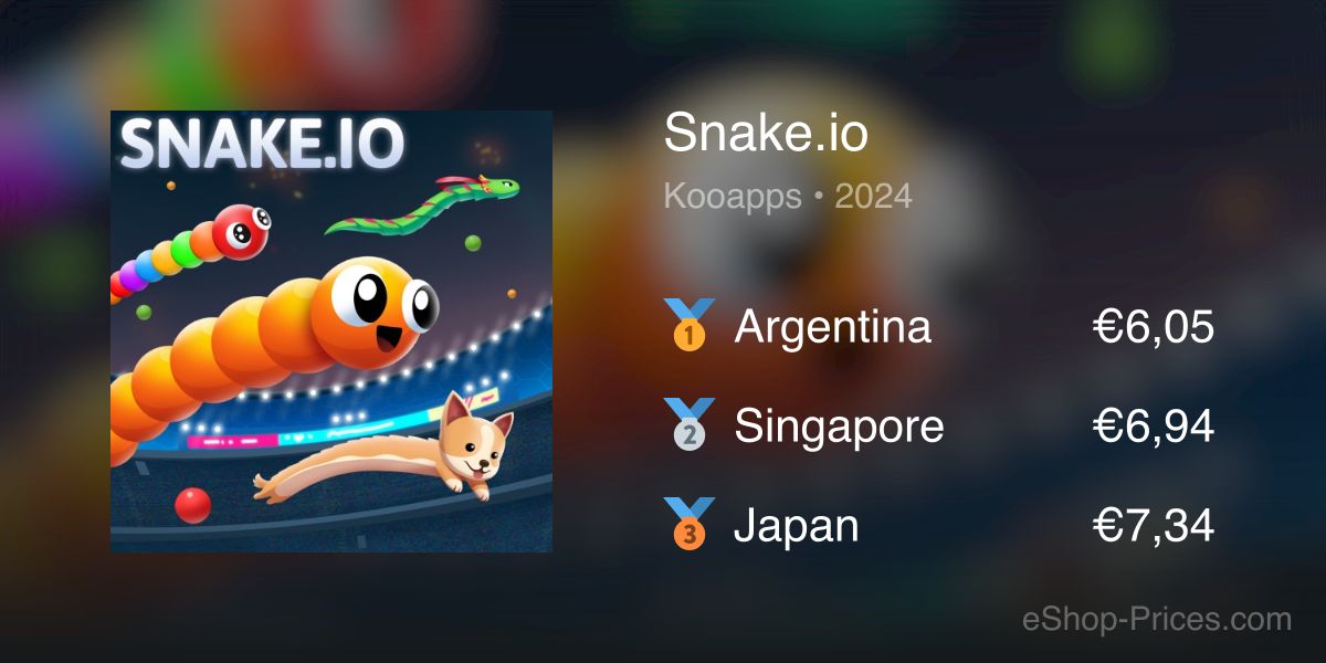 Snake.io | Cheapest eShop Price