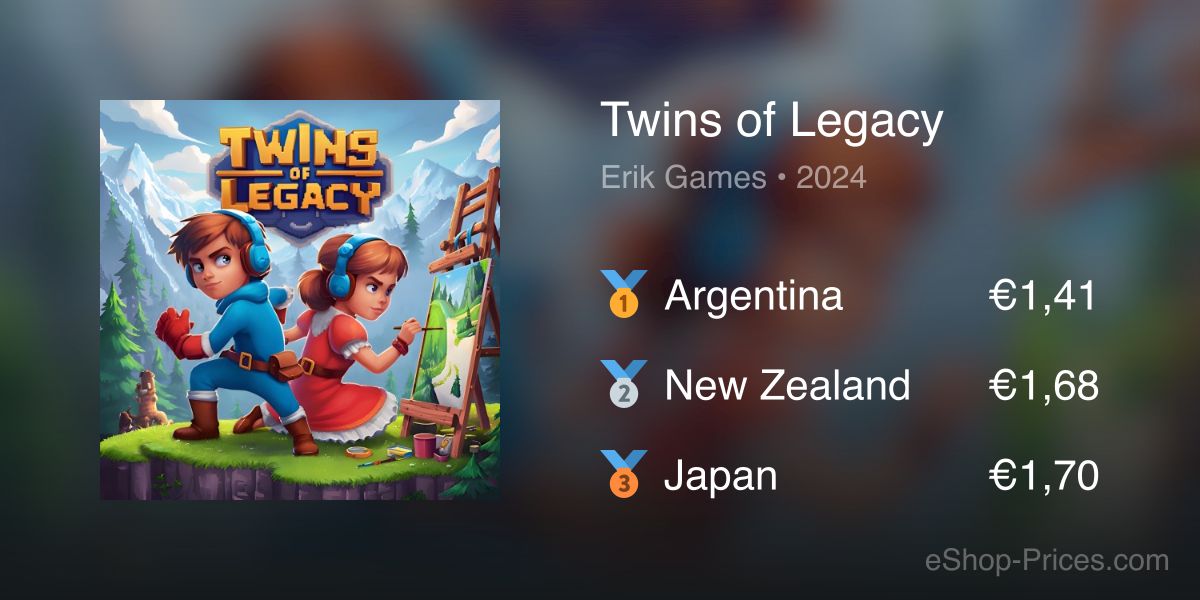 Twins of Legacy | Cheapest eShop Price