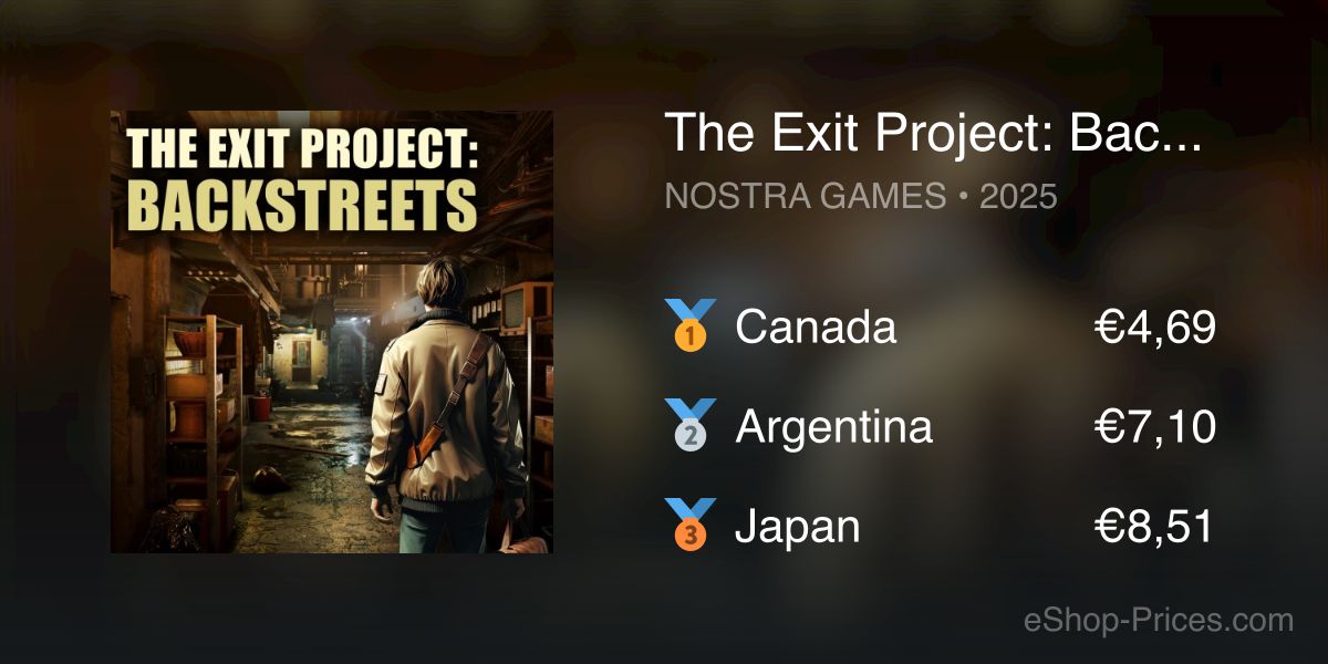 The Exit Project: Backstreets | Cheapest eShop Price