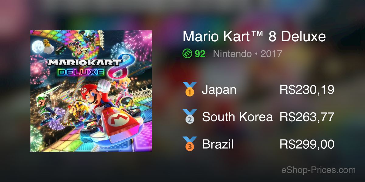 Console Nintendo Switch 32GB com Mario Kart 8 26611 – Loi Brasil