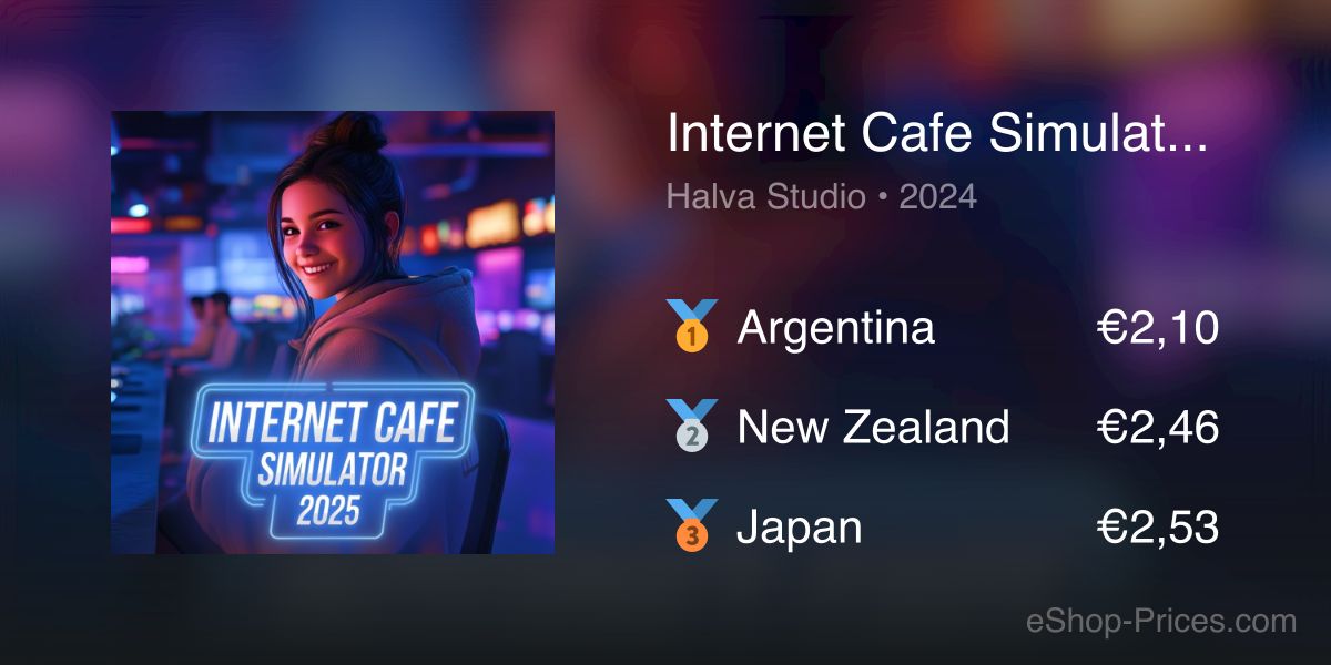 Internet Cafe Simulator 2025 | Cheapest eShop Price