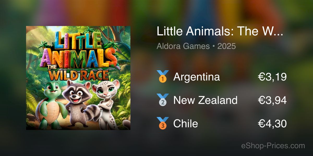 Little Animals: The Wild Race | Cheapest eShop Price