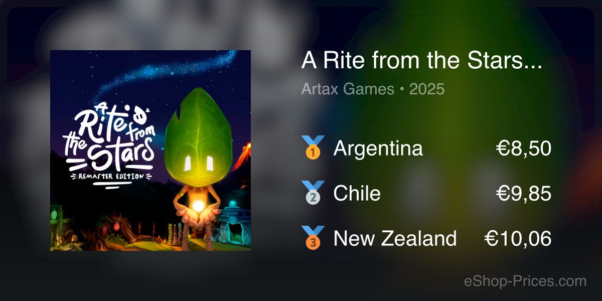 A Rite from the Stars: Remaster Edition | Cheapest eShop Price
