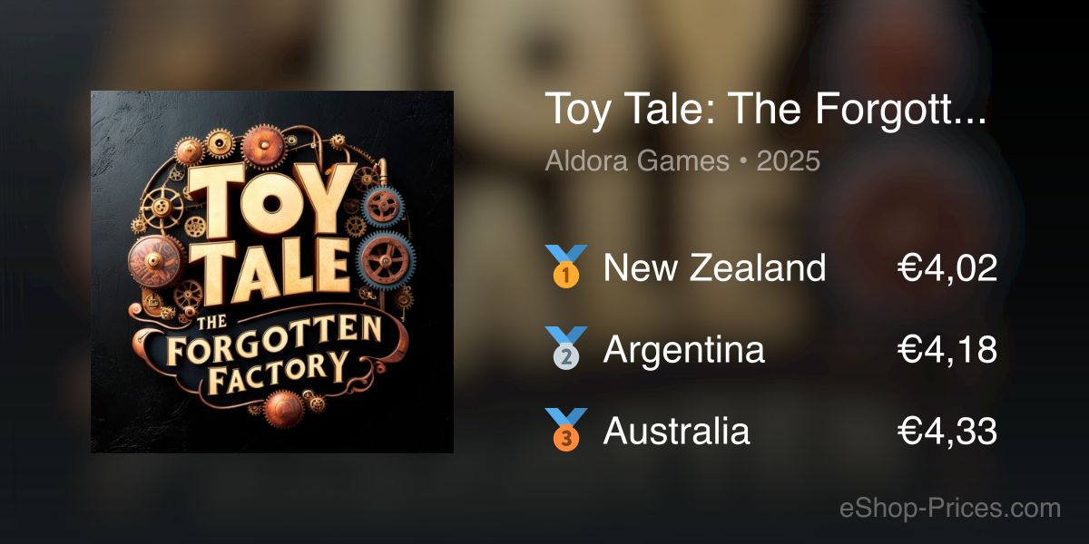 Toy Tale: The Forgotten Factory | Cheapest eShop Price