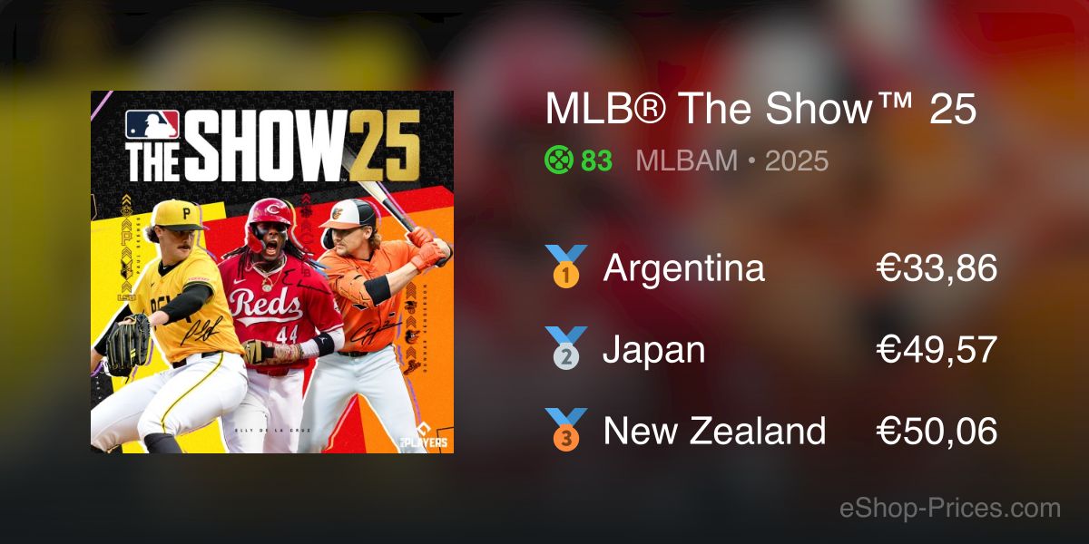MLB® The Show™ 25 | Cheapest eShop Price
