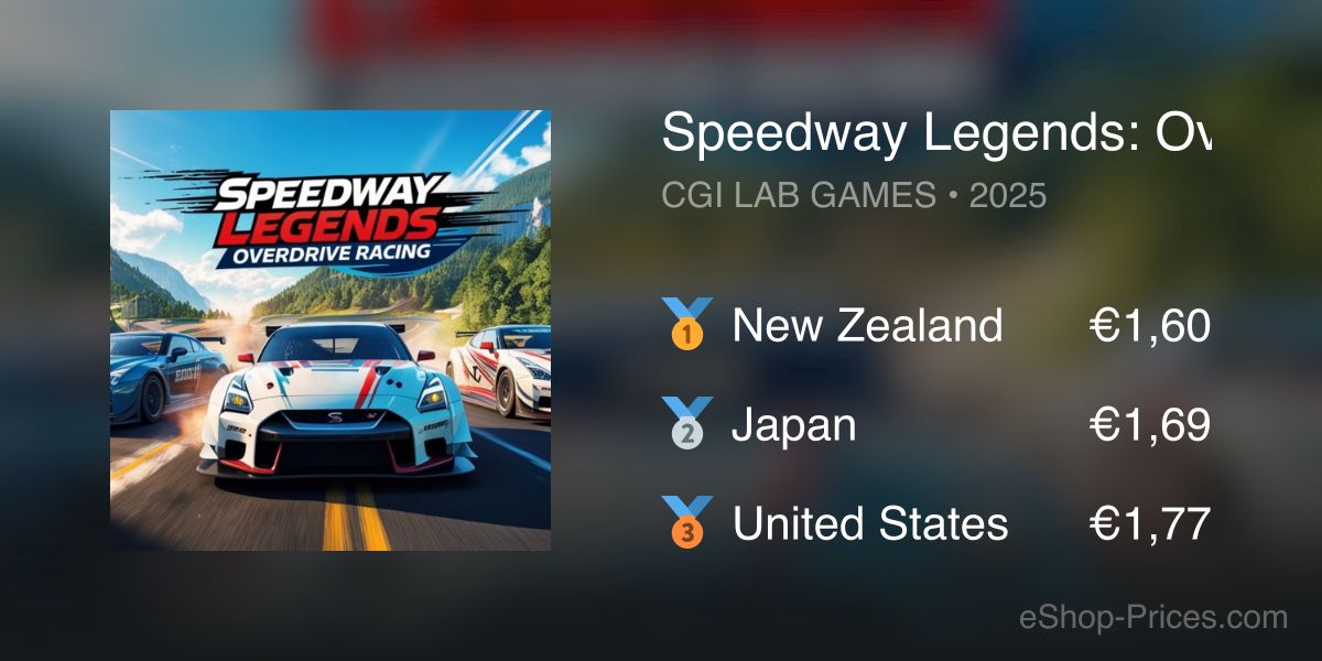 Speedway Legends: Overdrive Racing | Cheapest eShop Price
