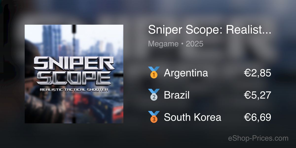 Sniper Scope: Realistic Tactical Shooter | Cheapest eShop Price