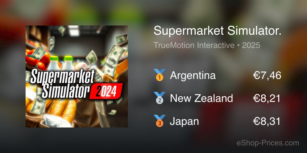 Supermarket Simulator 2024 | Cheapest eShop Price
