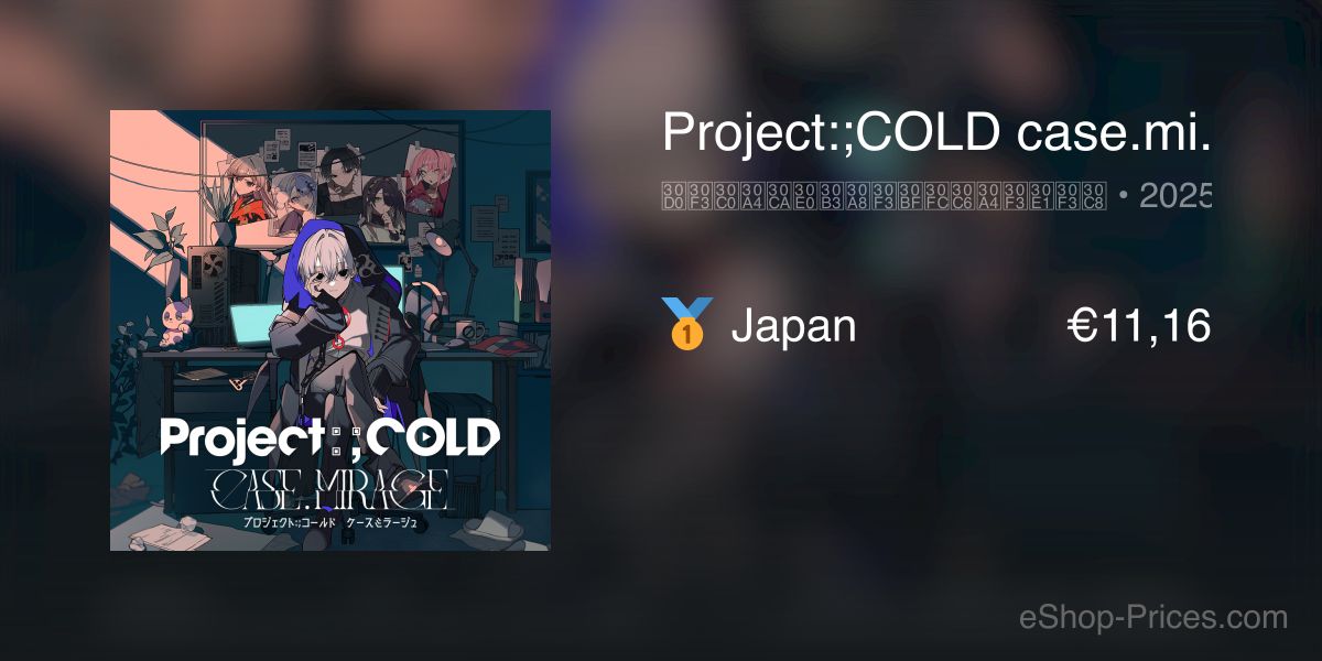 Project:;COLD case.mirage | Cheapest eShop Price