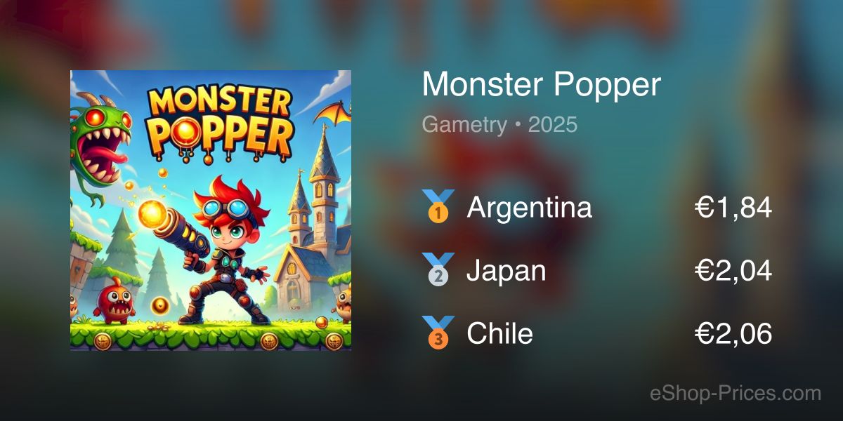 Monster Popper | Cheapest eShop Price