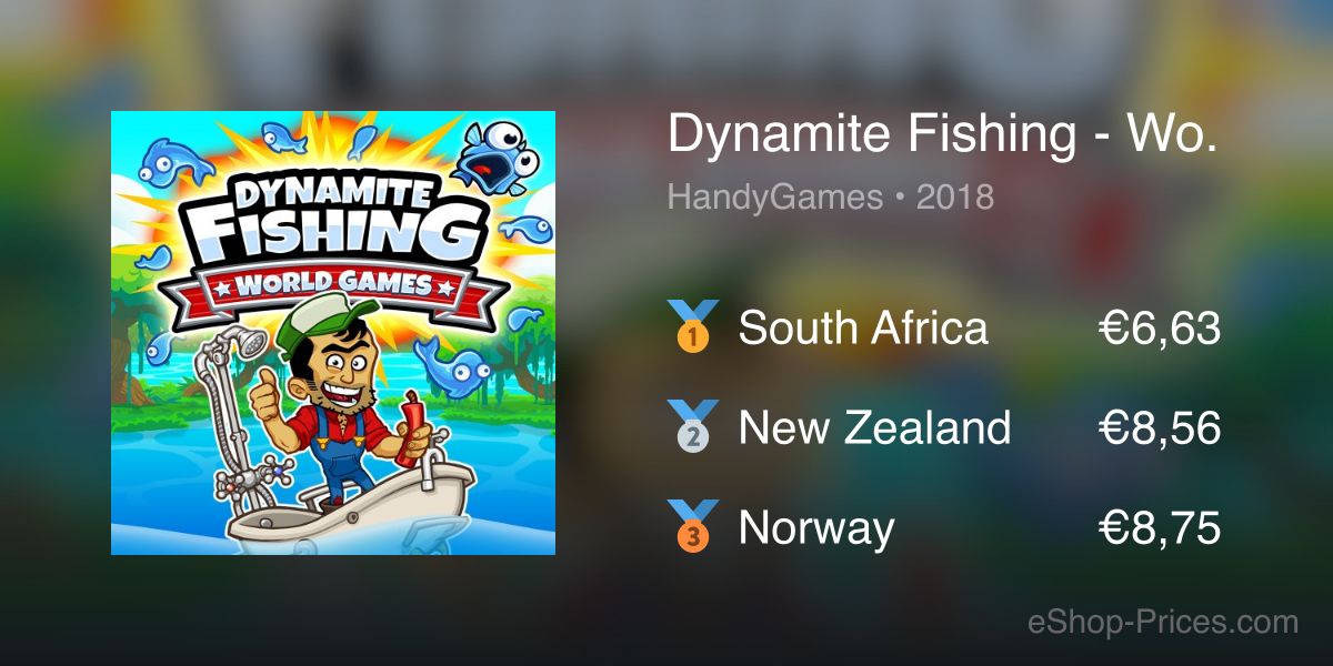 Dynamite Fishing – World Games, awesome sport fishing adventure