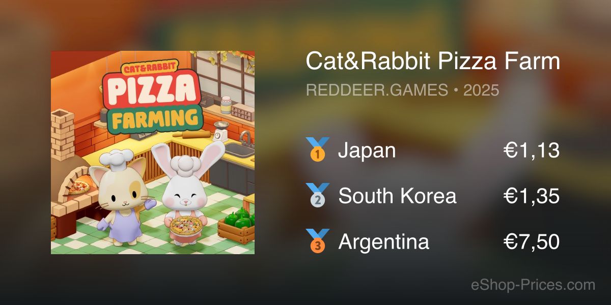 Pizza Hut Rabbit Cat&Rabbit Pizza Farming | Cheapest eShop Price
