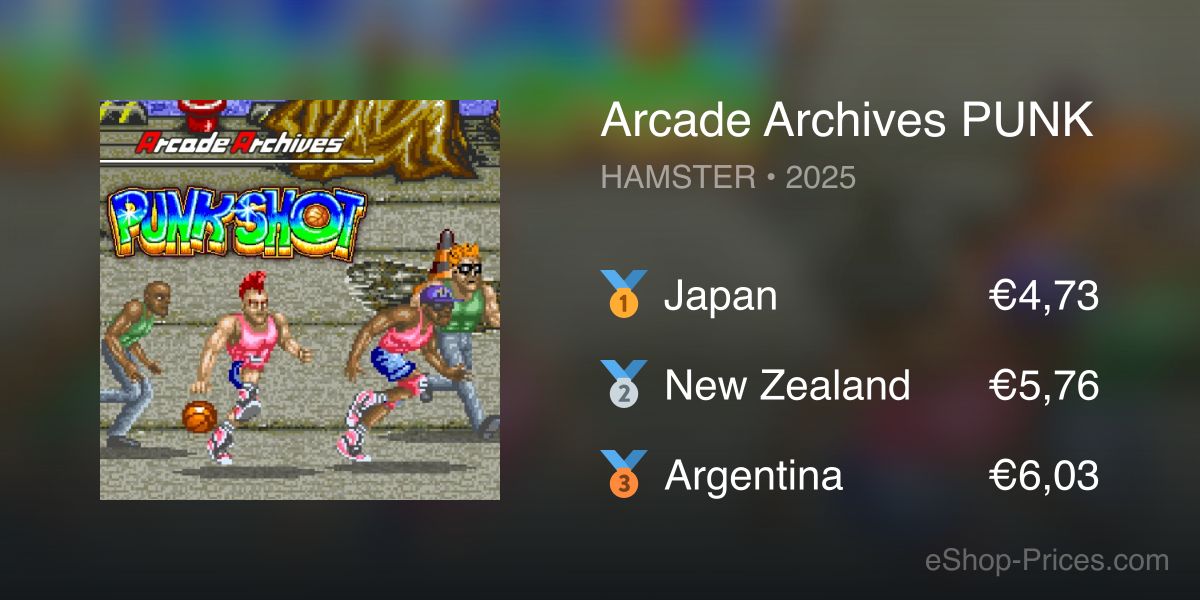 Arcade Archives PUNK SHOT | Cheapest eShop Price