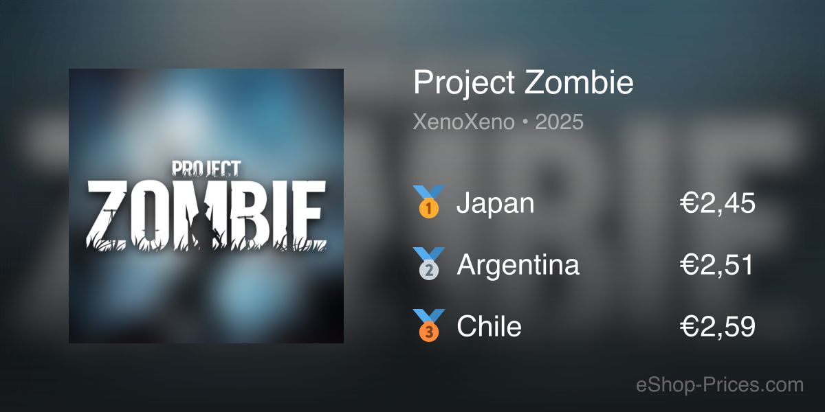 Project Zombie | Cheapest eShop Price