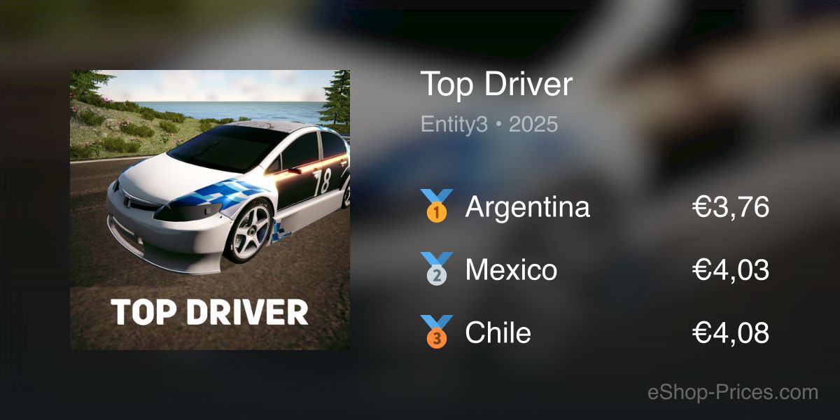 Top Driver | Cheapest eShop Price