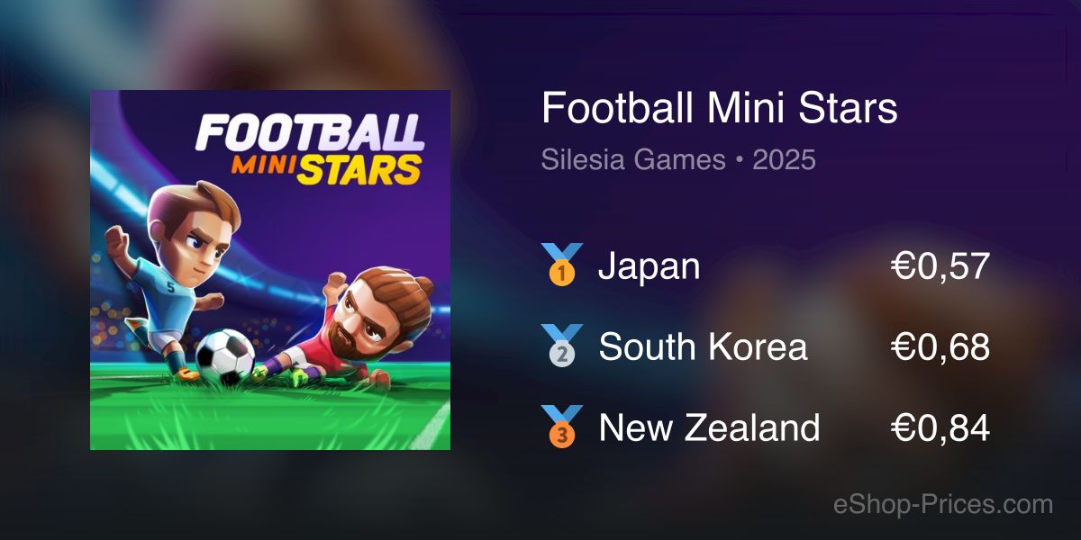 Football Mini Stars | Cheapest eShop Price