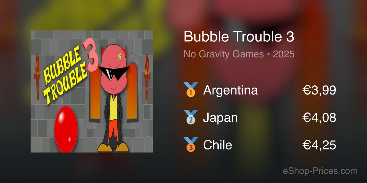 Bubble Trouble 3 | Cheapest eShop Price